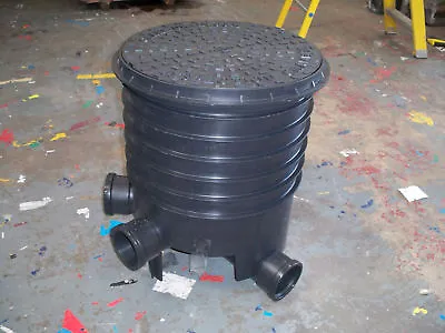 MANHOLE 450mm BASE 5 INLET + 2 RISER'S + LID - CLARK DRAIN Underground Drainage • £94.87