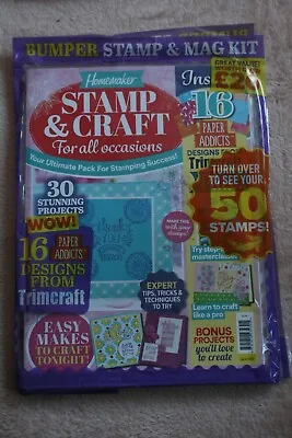 Homemaker Stamp & Craft For All Occasions Magazine New 50 Stamps 16 Papers • £5.49