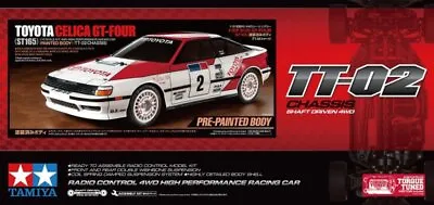 Tamiya 47491 1/10 RC Car TT-02 Toyota Celica GT-Four ST165 (Pre-Painted Body)Kit • $165.62