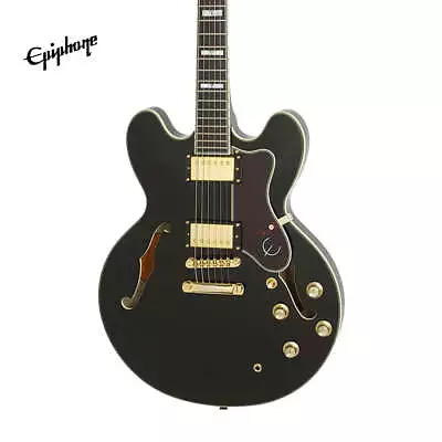 Epiphone Sheraton-II Pro Semi-Hollowbody Electric Guitar - Ebony • $905.53