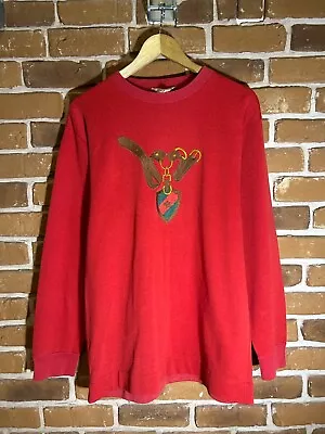 Very Rare Gucci Vintage 70s Embroidered Logo Sweatshirt Luxury Retro Archive • $500