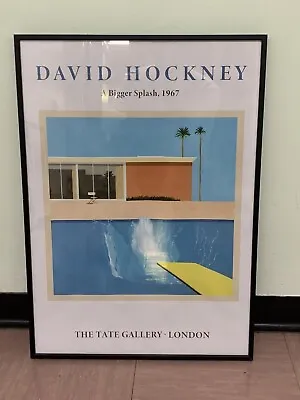 David Hockney Framed Print “a Bigger Splash” 61cm X 43cm • £100