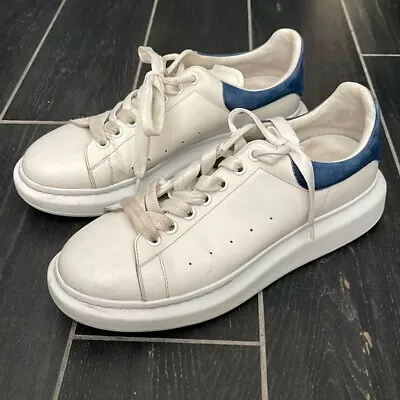 Alexander McQueen Blue Men's Oversized Sneakers Size US 10/EU 43 • $160