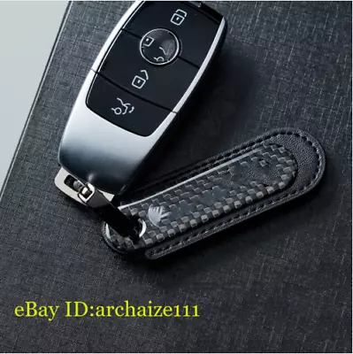 Carbon Fiber Key Chain Car Keychain Ring Keyfob Accessory Gift For Universal • $12.99