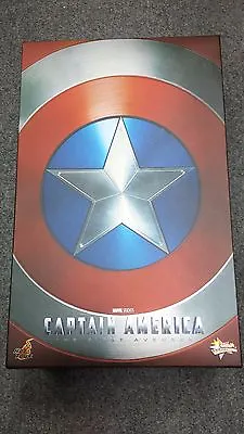 Hot Toys MMS 156 The First Avenger Captain America Chris Evans 12 In Figure NEW • $605.02