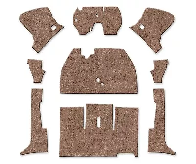 1956-1957 VW Beetle Convertible Front Carpet Set LOOP Oatmeal 9 Piece • $279.95