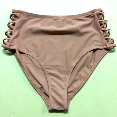 $29.95 • Buy BNWT Tigerlily Womens Taha Corset Pant Bikini Bottom Fig Dusty Pink Size 10