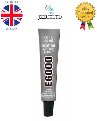 E6000 Clear Permanent Bond Adhesive Craft Industrial Tubes 0.18 Oz 5.3ml Each • £26.99
