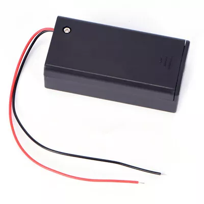 9V Volt PP3 Battery Holder Box DC Case With Wire Lead ON/OFF Switch Cover .nd • $9.61