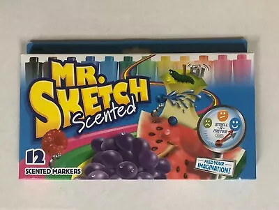 Mr. Sketch Chisel Tip Scented Markers 12 Color Set AP Seal Non Toxic - US Seller • $14.99