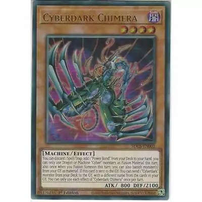 SDCS-EN002 Cyberdark Chimera | 1st Edition Ultra Rare | YuGiOh Trading Card TCG • £0.99