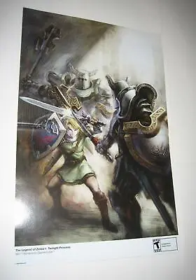 Legend Of Zelda: Twilight Princess Poster # 3 Link Vs Knights • £48.25