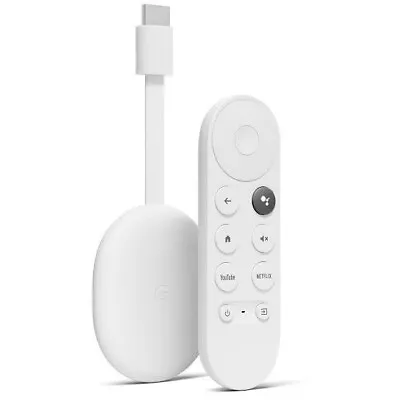 $89 • Buy Google Chromecast With Google TV (4K) GA01919-AU – Snow