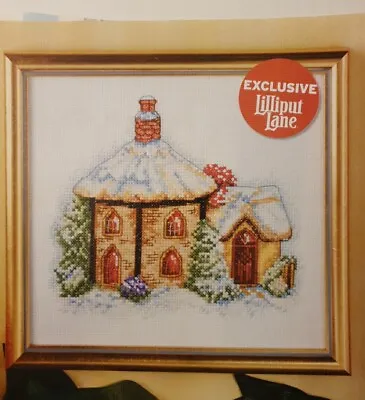 Cross Stitch Chart (From Magazine) - Lilliput Lane - Xmas - Winter Cottage • £2