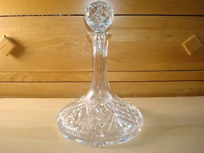 Vintage Waterford Crystal Lismore Pattern Ships Decanter • £35.95