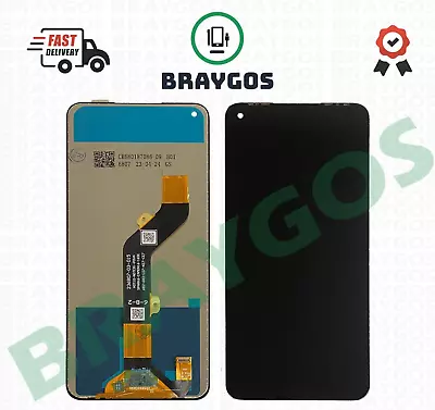 Replacement For TECNO POVA LD7 Touch Screen Digitizer LCD Display Assembly Black • £25.95