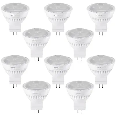 10-Pack 3W 2700K LED MR11 Bulbs AC/DC 12V GU4 Base 25W Halogen Equivalent • $39.99