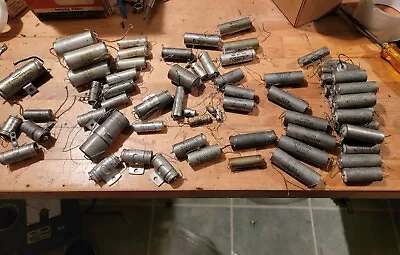 70 Glass Sealed Pio Capacitors Vitamin Q Sprague Gudeman Ect Lot • $279.99