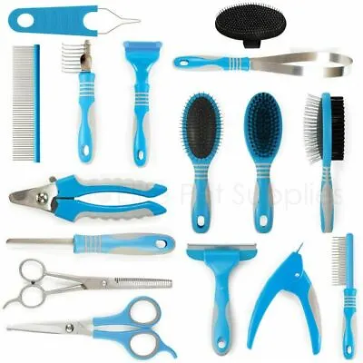 £9.25 • Buy Ancol Dog Grooming Tools Ergo Brush Scissors Clippers File Rake Comb Slicker
