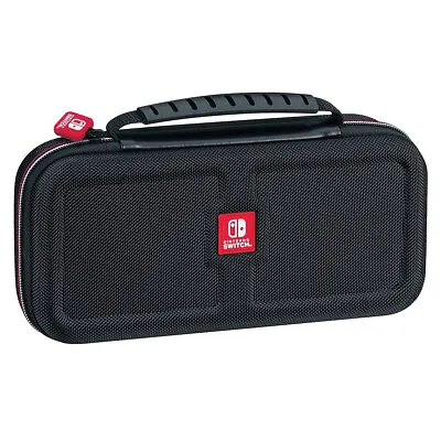 Nintendo Black 26cm Traveler Deluxe Carry Case Storage For Switch Game Console • $40