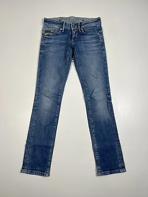 G-STAR MIDGE STRAIGHT Jeans - W25 L30 - Blue - Great Condition - Women’s • £19.99