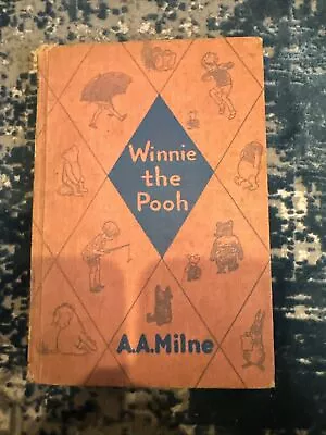 Winnie The Pooh A.A. Milne Ernest H. Shepard 100th Printing 1935 Vintage Book • $25