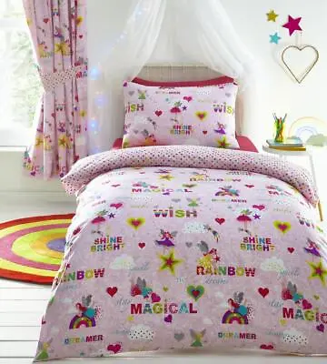 Childrens Duvet Sets Kids Bedding Bedroom Girls Boys Quilt Cover Curtains Gifts • £14.39