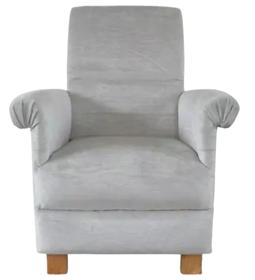 Laura Ashley Fabric Adult Chairs Armchairs Accent Villandry Dove Grey Nursery • £229.99
