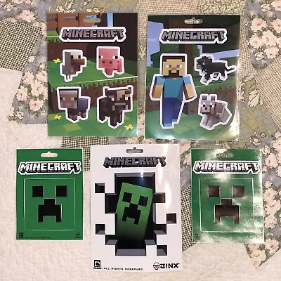 - JINX Minecraft Sticker Party Pack Steve Pets Baby Animals Mob Creeper Mojang • $9.99