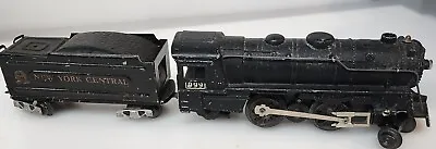 Marx O Gauge Train Steam Engine NYC Tender Marlines 999 Pressed Steel • $69.99