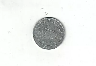 1955 Mt. Vernon Ohio Sesqui-Centennial Aluminum Medal • $12