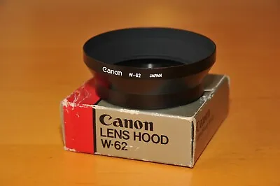 Mint & Boxed Canon W-62 Metal Lens Hood For New FD 35-70mm F/4 • £20