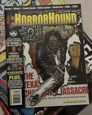 HORRORHOUND # 3 Rare Issue Hard To Find! Texas Chainsaw Massacre Horror Hound • $100