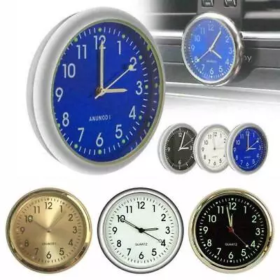 Mini Pocket Quartz Analog Watch Stick-On Clock For Car Bike Boat Motorcycle V9P9 • $3.36