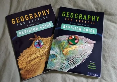 BUNDLE Edexcel A Level Geography: Year 1 & AS AND A Level Year 2 Revision Guide • £15.50