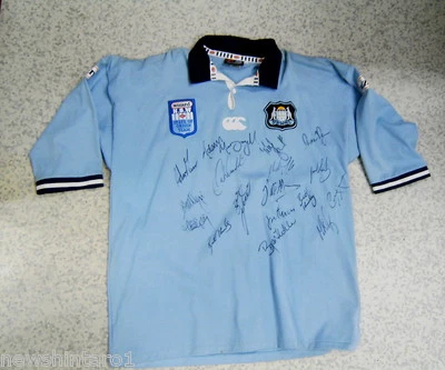 $350 • Buy #ee. Huge Signed  Nsw State Of Origin Rugby League  Jersey, About 2001