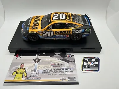 2023 #20 Christopher Bell DeWalt Bristol Dirt Raced Version Win 1 Of 660 Gibbs • $155.87