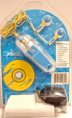 H2O-Man 256mb Waterproof MP3 Player H20Man NIB Armband Bundle UKRAINE COLORS • $39.99