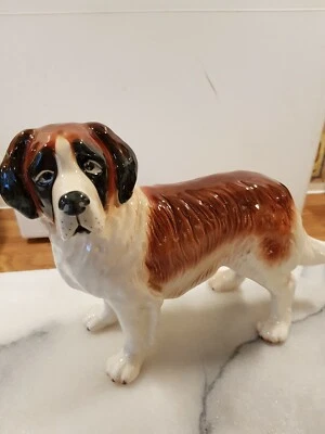 Melba Ware St Bernard Dog Figurine Vgc  H18CM X W22CM   • £15