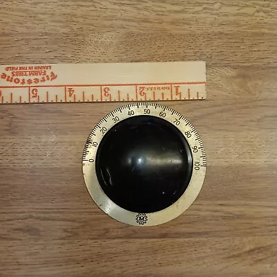 Vintage Millen Radio Dial With Knurled Knob And Metal Skirt  Die Stamped 0-100 • $22