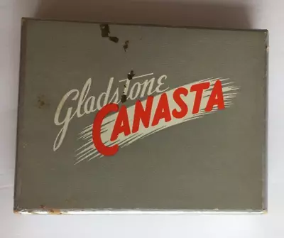 Sealed Cards: Vintage 1950 Canasta Playing Cards Deck In Original Box • $9.95