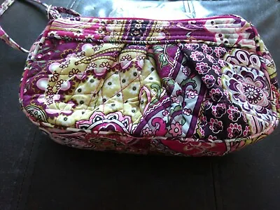 Vera Bradley Very Berry Paisley Cross Body Bag Adjustable - EUC - Retired Print • $17.50