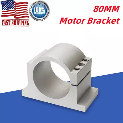 Spindle Mount CNC Bracket Motor Clamp 80mm Router Engraving Milling Spindle Vise • $29.70