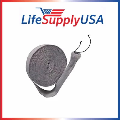 $103.59 • Buy 2pk 50ft Knitted Central Vacuum Hose Sock Cover W Application Tube (50 Feet)
