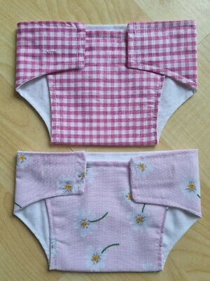 £3.99 • Buy Set Of 2 Fabric Nappies 14 - 16 Inch Dolls My First Baby Annabell/Reborn (27)