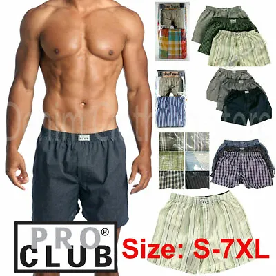 Lot 2 New Pro Club Multi-colors Men's Underwear Boxer Trunk Shorts Size S-7xl • $14.16