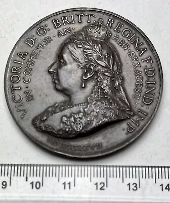 1897 Large & Rare Queen Victoria Jubilee Medal (E097) • $68.38