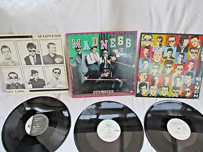 Madness 3 X 12  Singles 1979/81/83 My Girl Our House (usa Press) Shut Up • £19