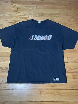 2010 WWE The Rock “I Bring It” Black Wrestling Shirt Size XXL • $40