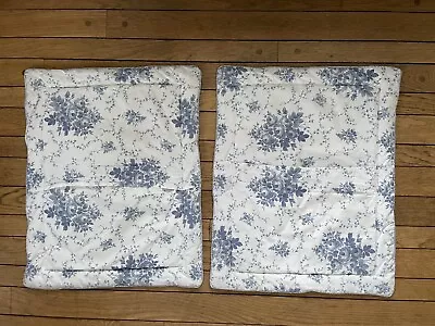 Laura Ashley Sophia 4-Piece Full Bed Set~Blue Floral Comforter+2 Shams+Bedskirt • $80